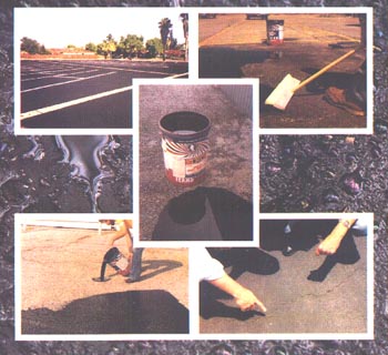 QUICK-DRY ASPHALT PAVING SEAL is a Penetrating moisture resistant preventive maintenance asphalt coating for sealing and protecting parking lots and driveways.